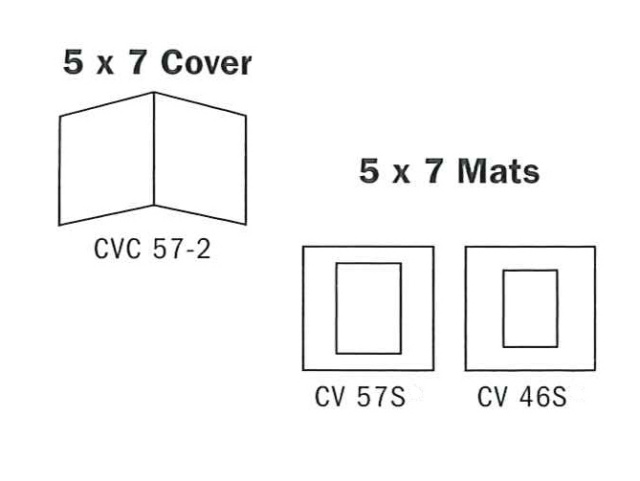 Customview Mat - "5x7" Series (6 PK)